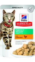 Hill's SP Feline Adult Perfect Weight з куркою в соусі